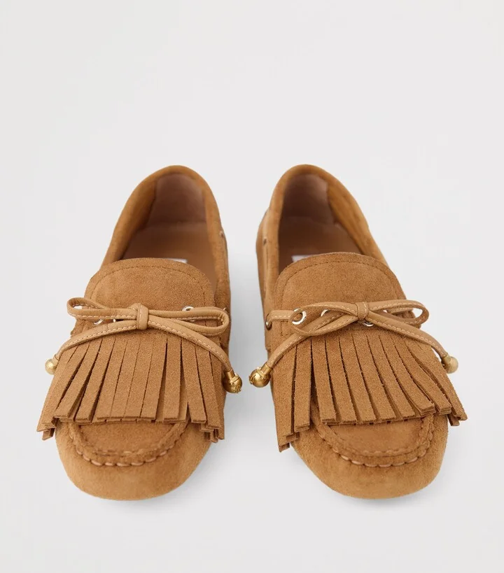 Jimmy Choo Manon Flat Suede Loafers - Image 3