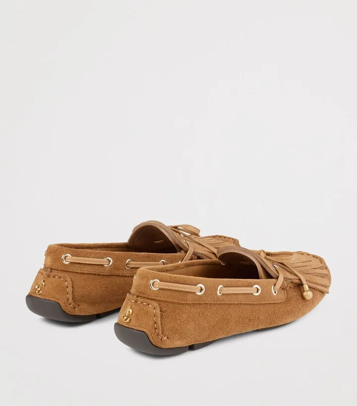 Jimmy Choo Manon Flat Suede Loafers - Image 4