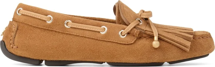 Jimmy Choo Manon Flat Suede Loafers