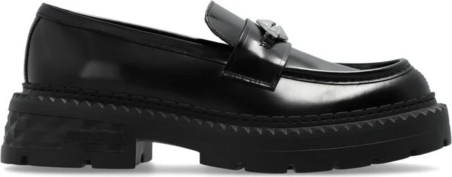 Jimmy Choo Marlow Diamond Slip-On Loafers