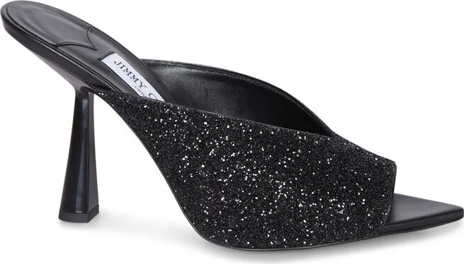 Jimmy Choo Maryanne 100 Embellished Heeled Slippers