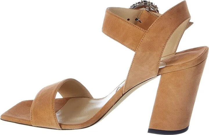 Jimmy Choo Maysa 85 Suede Sandal - Image 2
