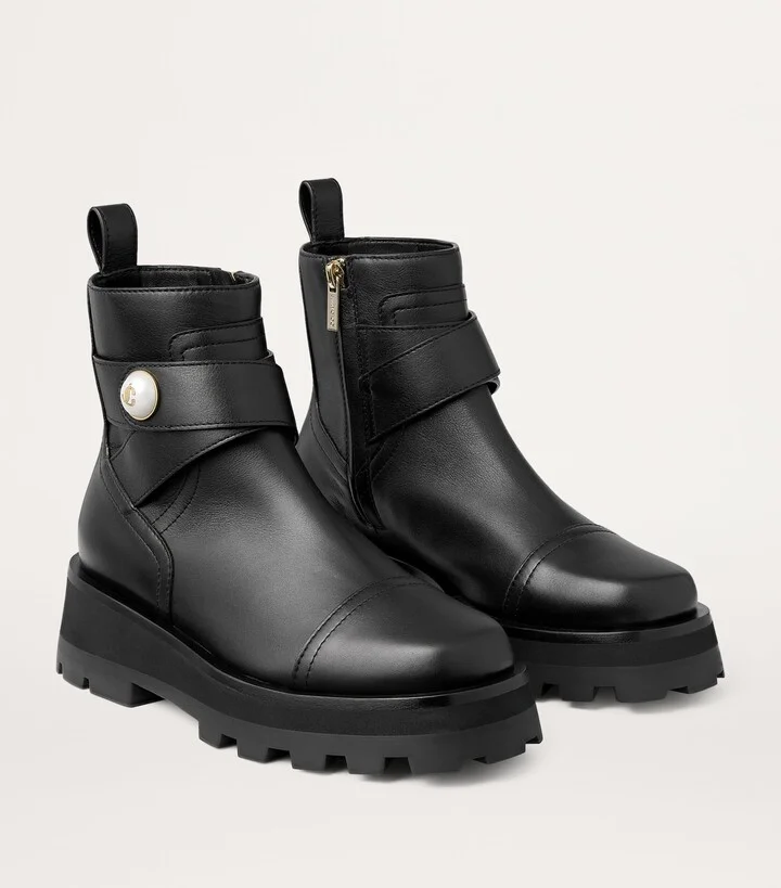 Jimmy Choo Meena Leather Ankle Boots - Image 4