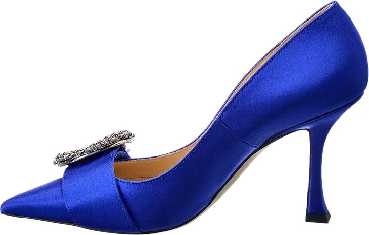 Jimmy Choo Melva 90 Satin Pump - Image 2