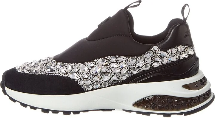 Jimmy Choo Memphis/F Neoprene & Leather Sneaker - Image 2