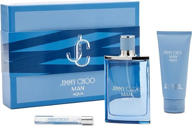 Jimmy Choo Men's 3.3Oz Man Aqua 3Pc Set