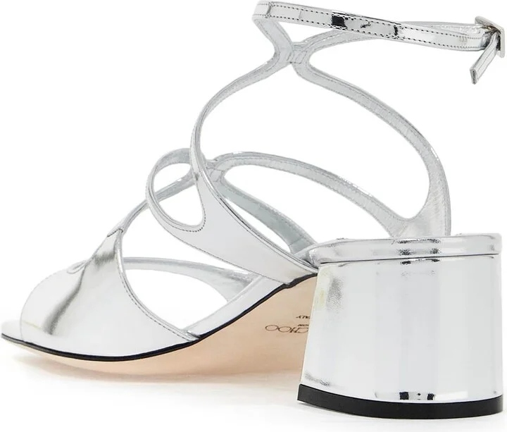 JIMMY CHOO 'metallic leather azilia 45 - Image 2