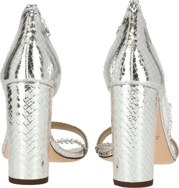 Jimmy Choo Neena 100 Leather Sandal - Image 2