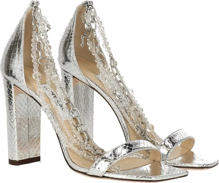 Jimmy Choo Neena 100 Leather Sandal