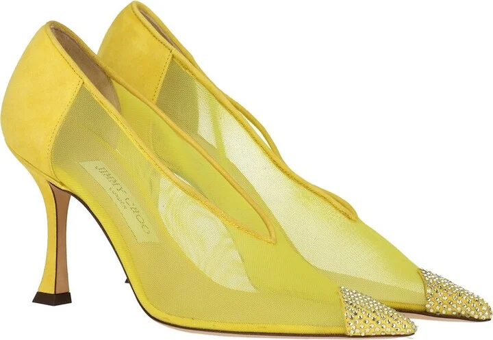 Jimmy Choo Nicole 90 Mesh Heel