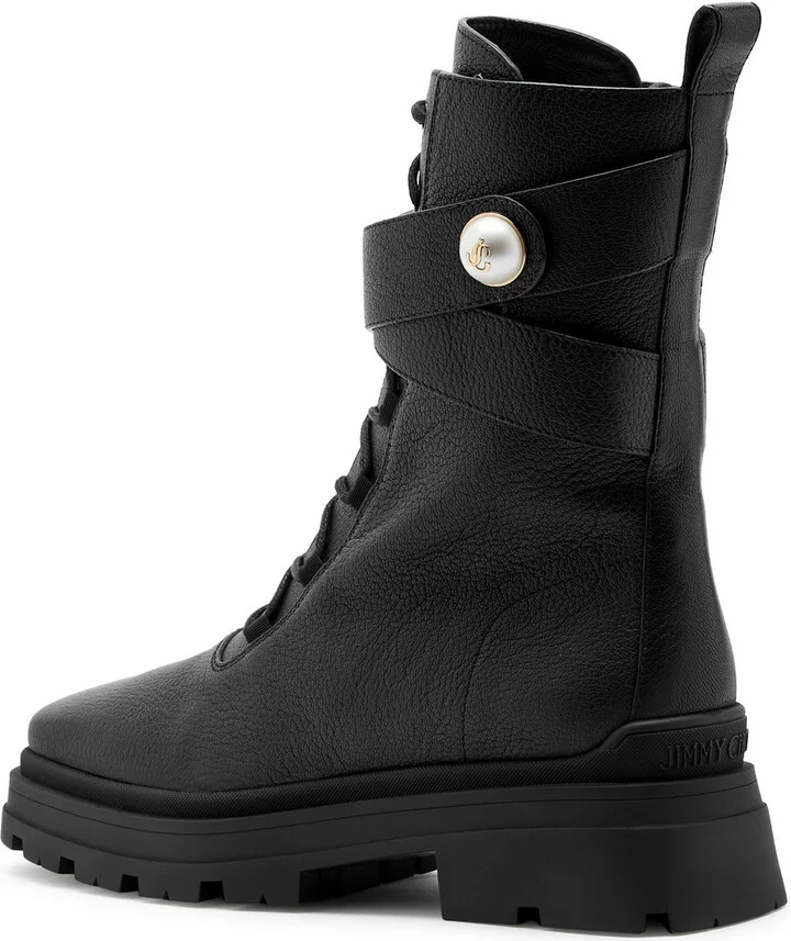 Jimmy Choo Noemi Chunky Leather Ankle Boots - Image 2