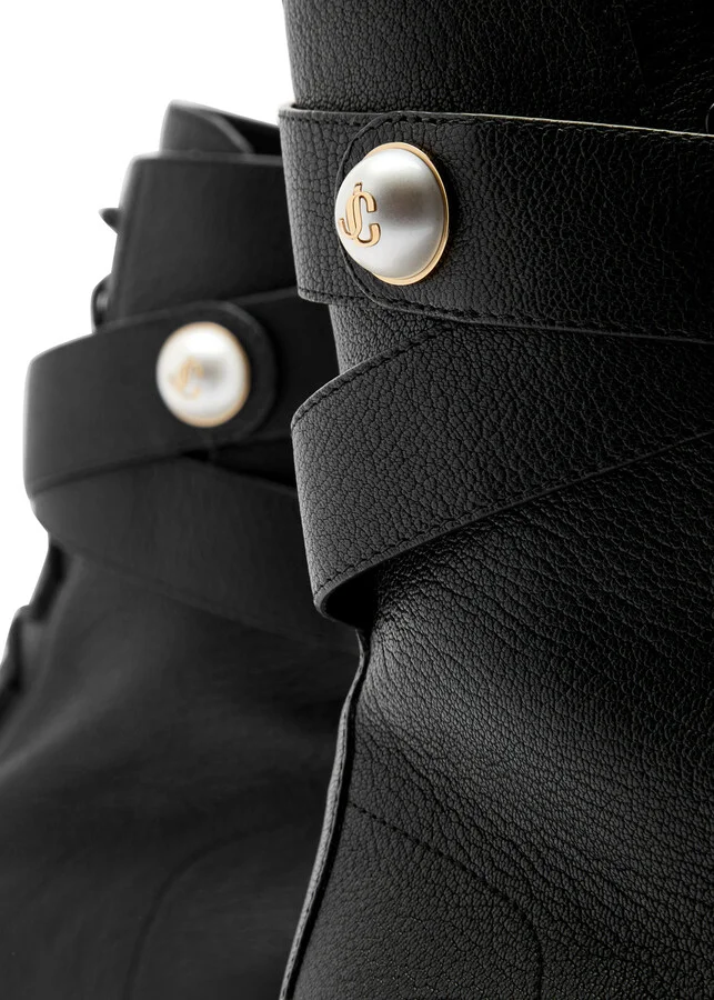 Jimmy Choo Noemi Chunky Leather Ankle Boots - Image 3