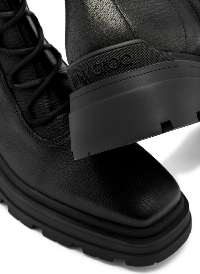 Jimmy Choo Noemi Chunky Leather Ankle Boots - Image 4
