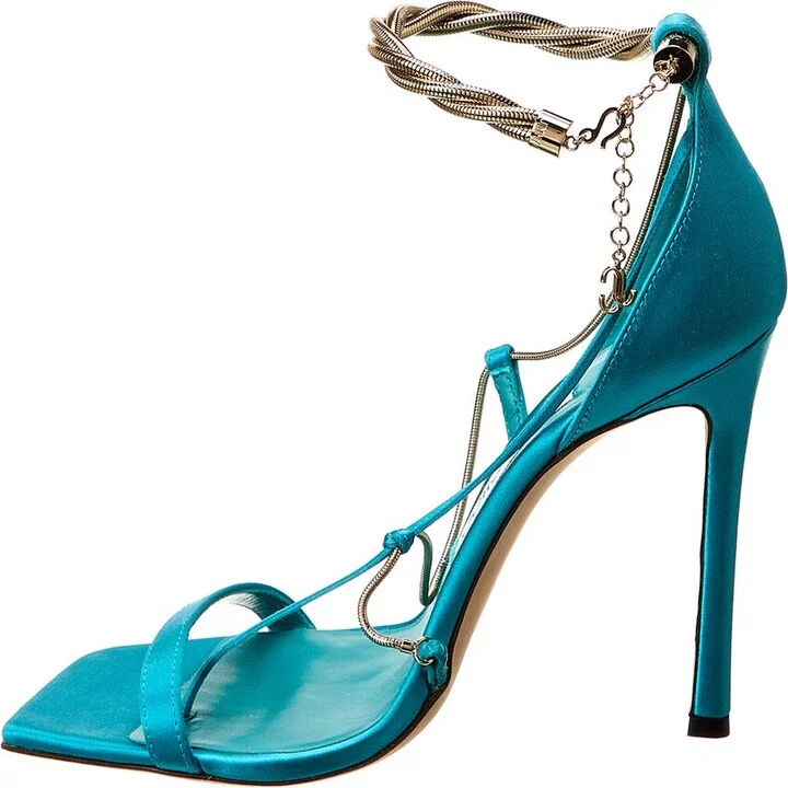 Jimmy Choo Odessa 110 Satin Sandal - Image 2