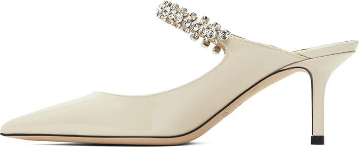 Jimmy Choo Off-White Bing 65 Heels - Image 3