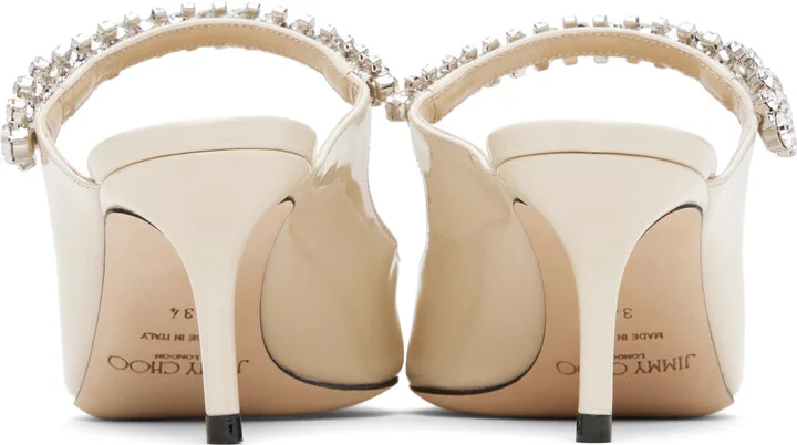 Jimmy Choo Off-White Bing 65 Mules - Image 2