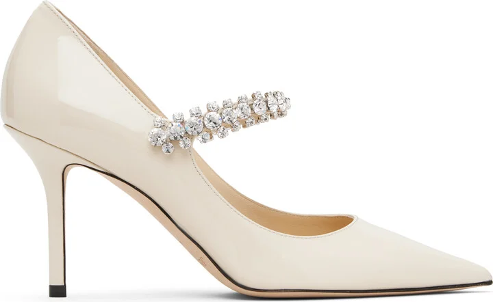 Jimmy Choo Off-White Bing 85 Heels
