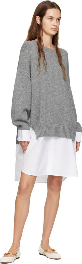 Jimmy Choo Off-White Diamond Tilda Ballerina Flats - Image 5