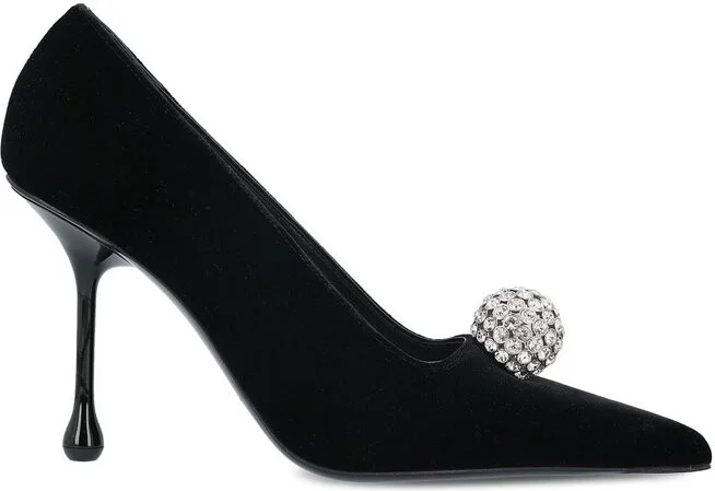 Jimmy Choo Orb Pump 95 Velvet Pumps