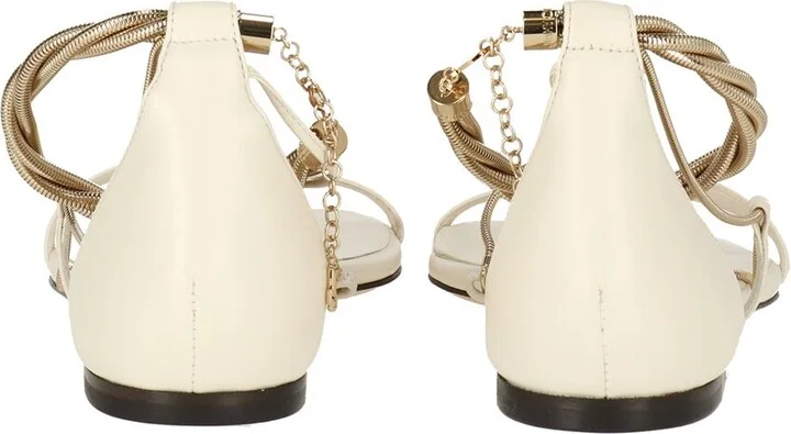 Jimmy Choo Oriana Leather Flat Sandals - Image 2