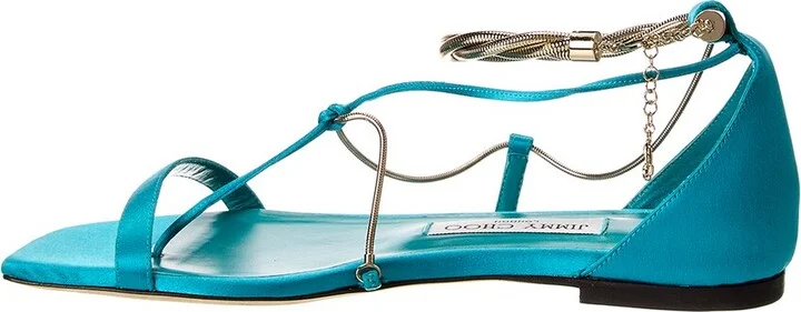 Jimmy Choo Oriana Satin Flat - Image 2