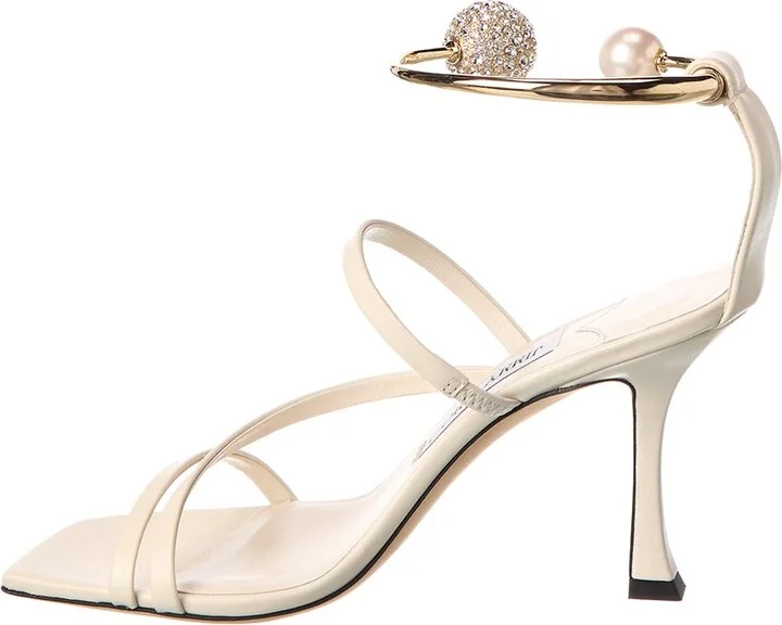 Jimmy Choo Ottilia 90 Leather Sandal - Image 2