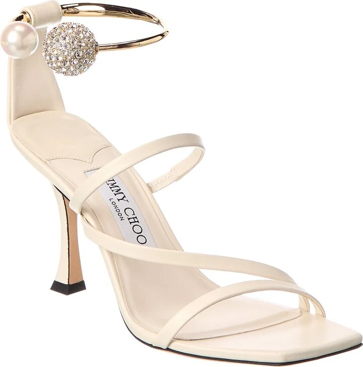 Jimmy Choo Ottilia 90 Leather Sandal