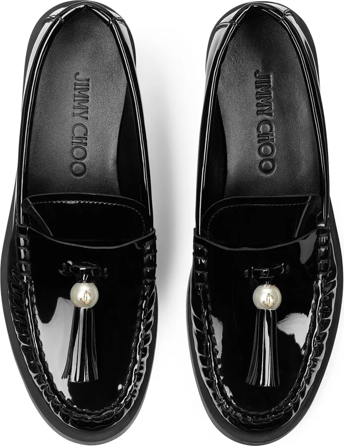 Jimmy Choo Patent Leather Addie Loafers - Image 3