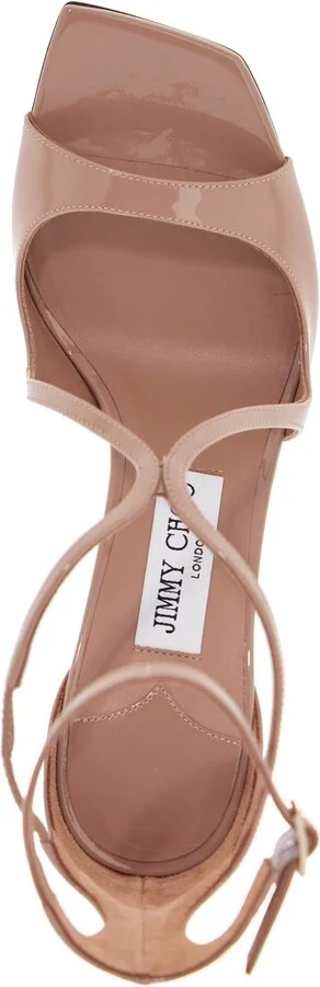 JIMMY CHOO patent leather azia 95 sandals - Image 3