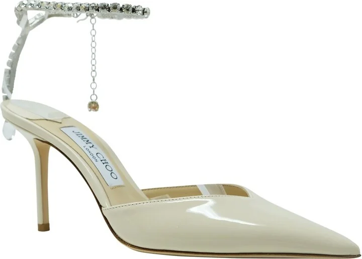 Jimmy Choo Patent Leather Saeda Slingback - Image 3