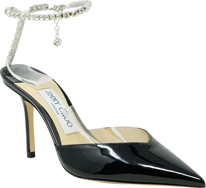 Jimmy Choo Patent Leather Saeda Slingback - Image 2