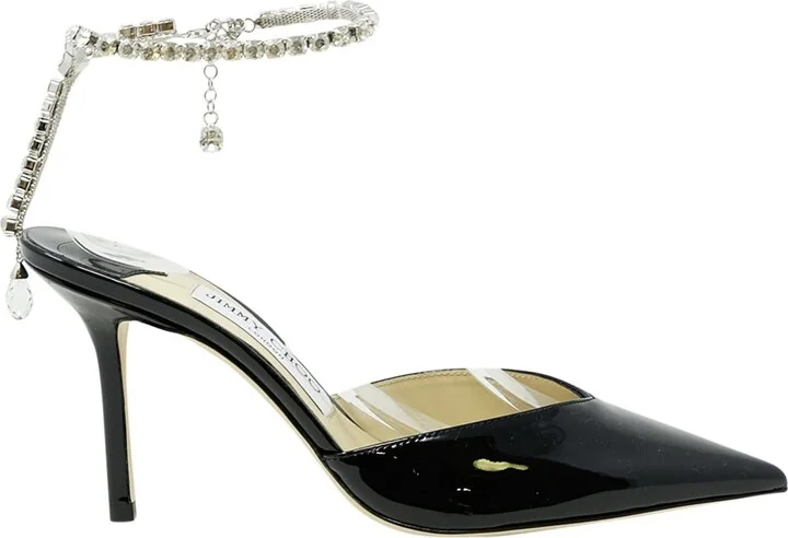 Jimmy Choo Patent Leather Saeda Slingback - Image 3