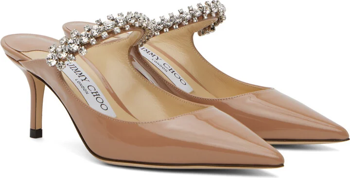 Jimmy Choo Pink Bing 65 Heels - Image 4