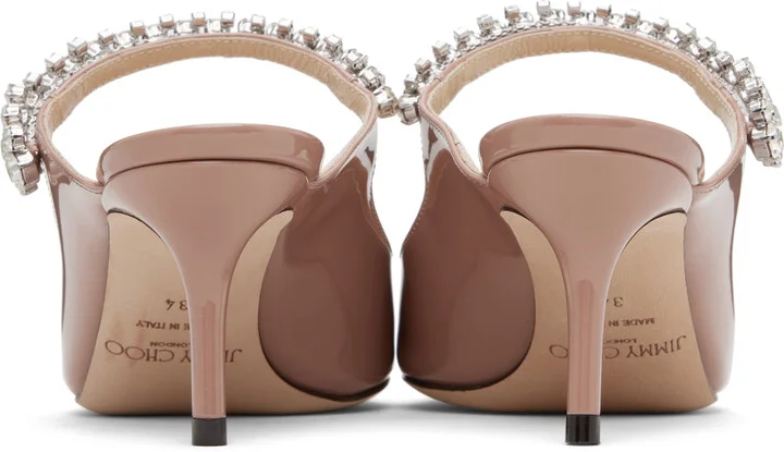 Jimmy Choo Pink Bing 65 Mules - Image 2