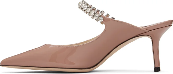 Jimmy Choo Pink Bing 65 Mules - Image 3