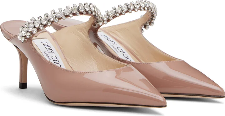 Jimmy Choo Pink Bing 65 Mules - Image 4