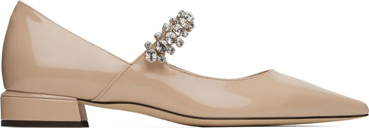 Jimmy Choo Pink Bing Pump Ballerina Flats