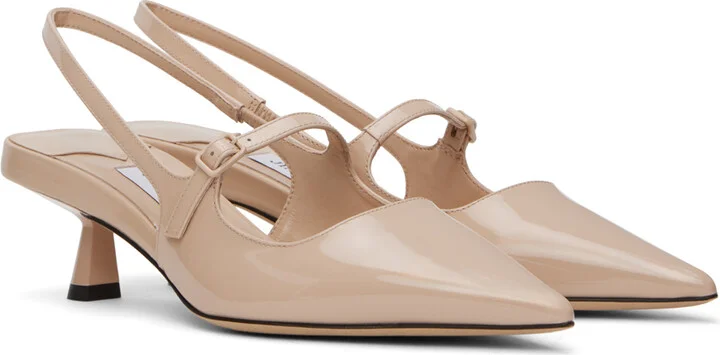 Jimmy Choo Pink Didi 45 Heels - Image 4