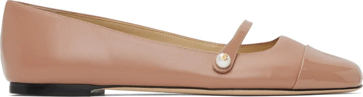 Jimmy Choo Pink Elisa Ballerina Flats