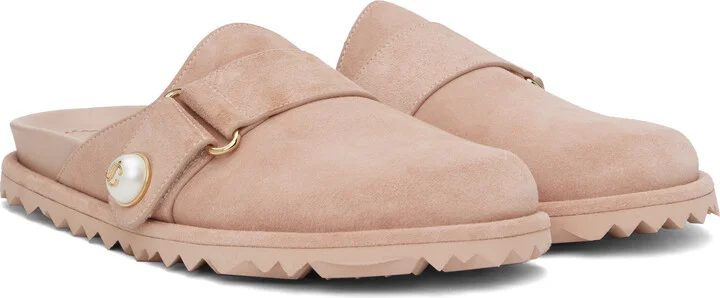 Jimmy Choo Pink Fayence Mules - Image 4