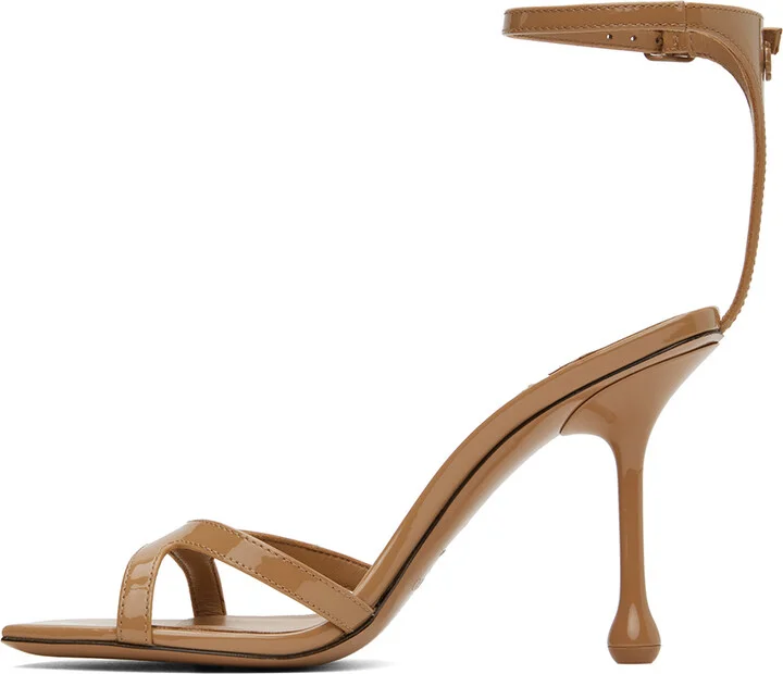 Jimmy Choo Pink Ixia 95 Heeled Sandals - Image 3