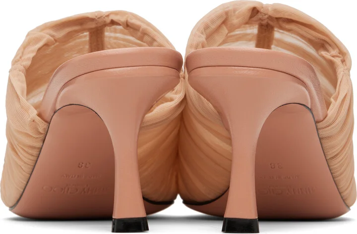 Jimmy Choo Pink Lotta 65 Mules - Image 2