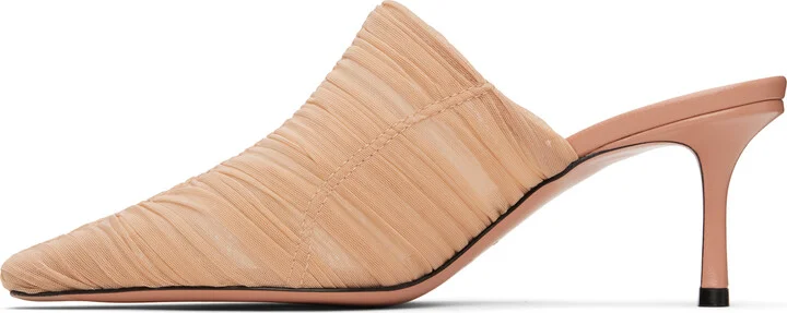 Jimmy Choo Pink Lotta 65 Mules - Image 3