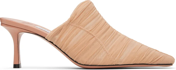 Jimmy Choo Pink Lotta 65 Mules