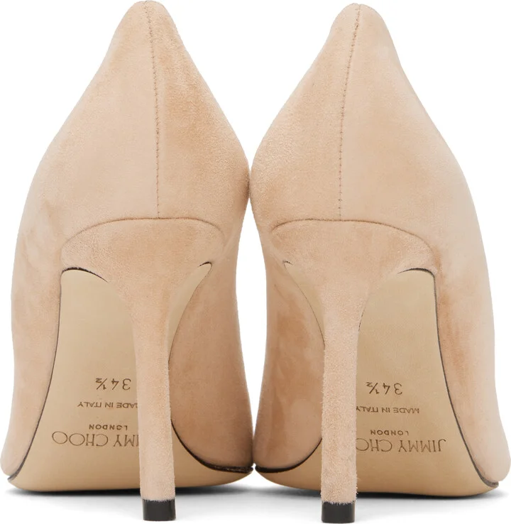 Jimmy Choo Pink Romy 85 Heels - Image 2