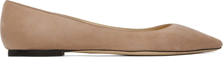 Jimmy Choo Pink Romy Ballerina Flats
