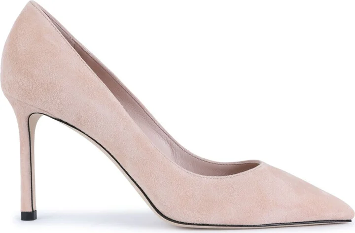 Jimmy Choo Pink Suede Pumps