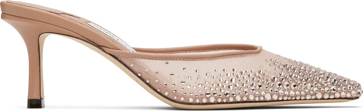 Jimmy Choo Pink Vivi 65 Mules