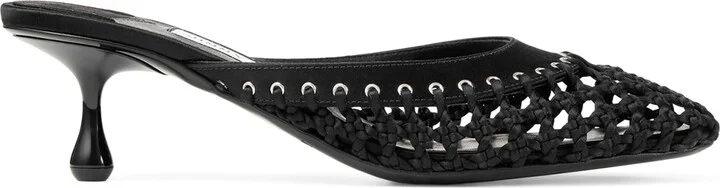 Jimmy Choo Pixie 50 Woven Mules