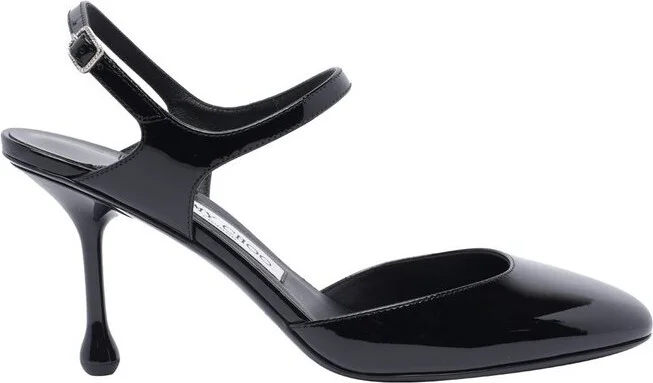 Jimmy Choo Pixie Block Heeled Pumps